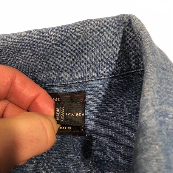 Ralph Lauren Double RRL Indigo Popover Workshirt M - Picture 13 of 13